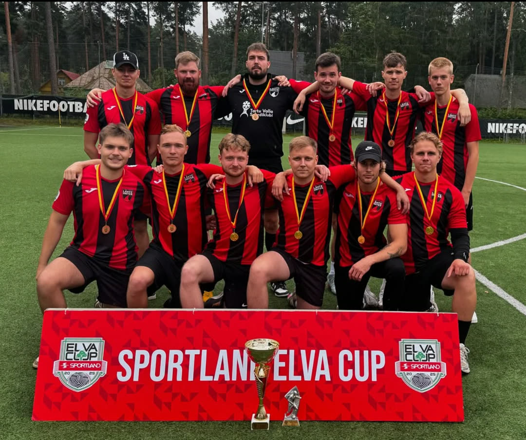 Lähte Unitedi meeskond Sportland Elva Cupil